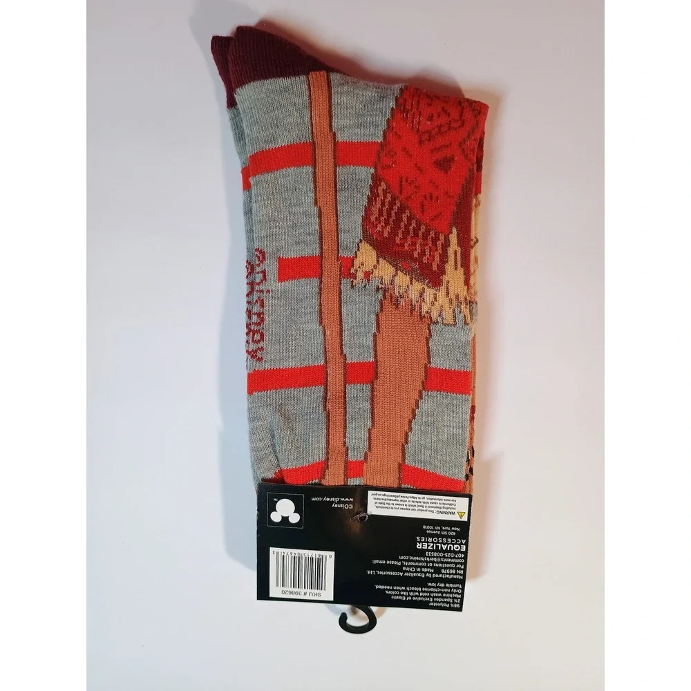 Disney Moana Crew Socks Size 9-13 Women's Unisex Polyster Blend‎ New